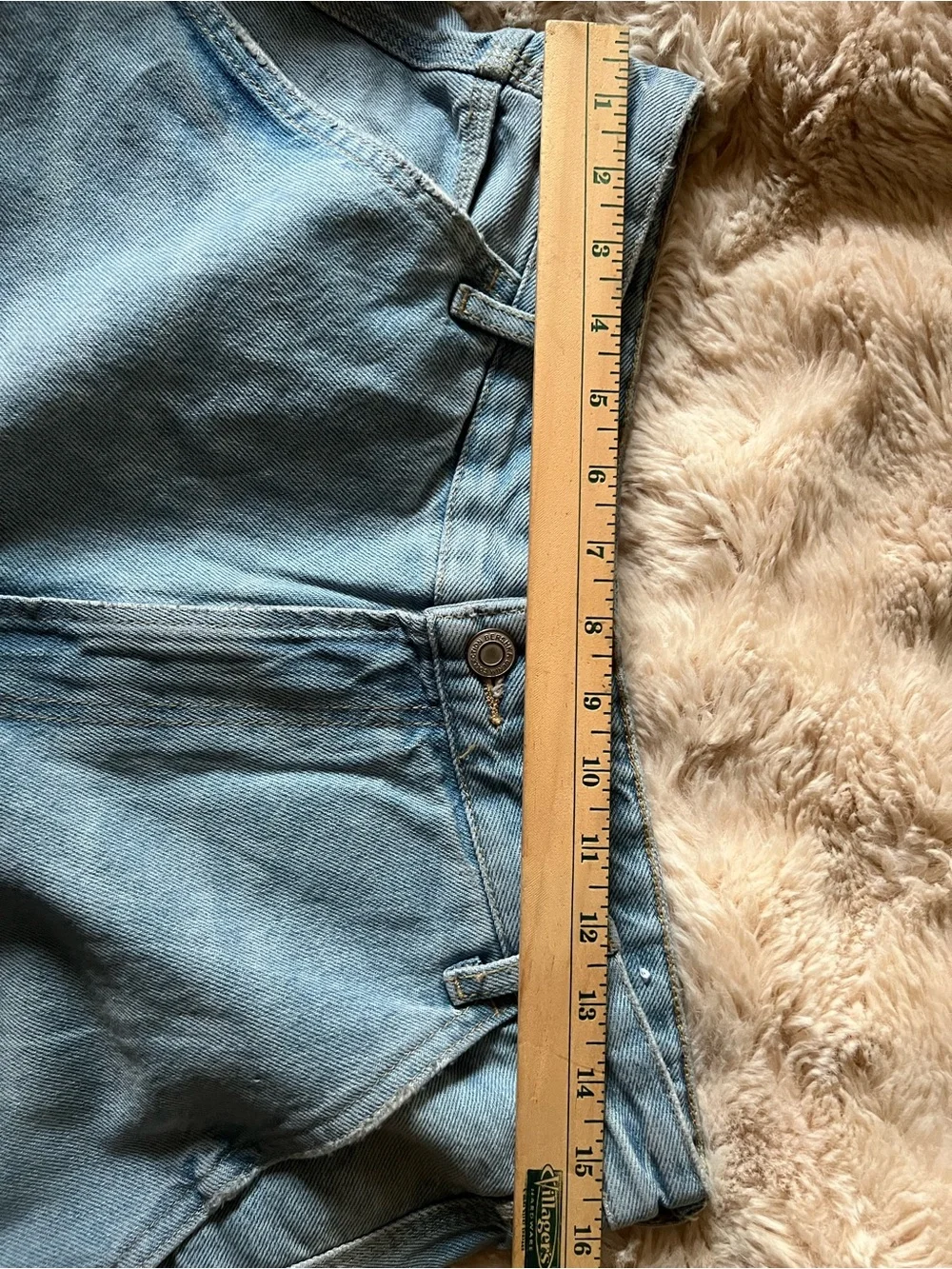 Bershka Light Blue Denim Jean Shorts